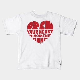 Open Your Heart Kids T-Shirt